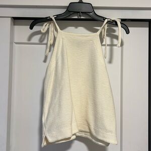 Madewell Cropped Apron Tank EUC